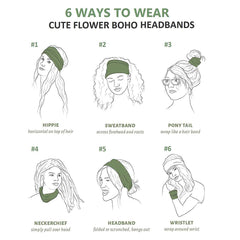 GORTIN three headbands laid flat showing pack convenience and variety benefit
