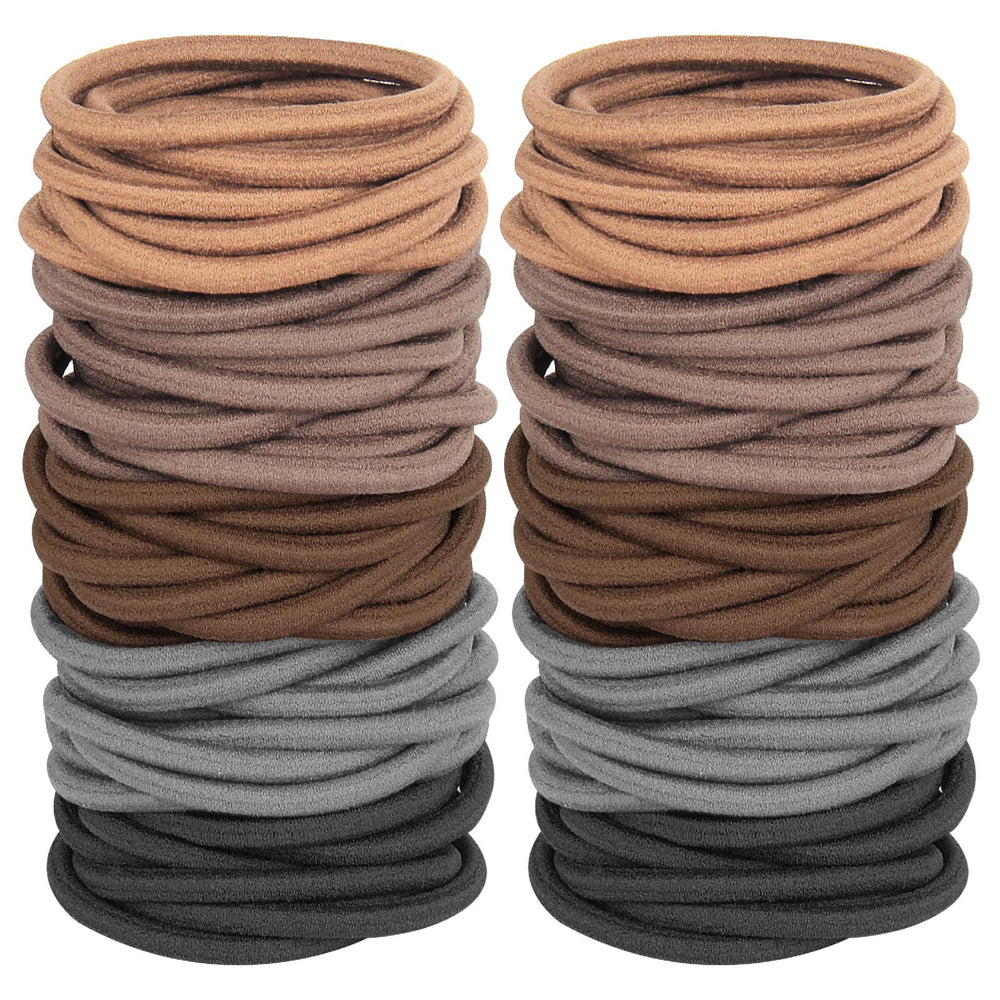 GOSICUKA front packaging showing 120 hair elastics and color variety for convenience