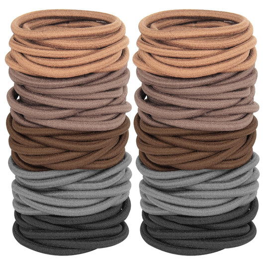 GOSICUKA front packaging showing 120 hair elastics and color variety for convenience