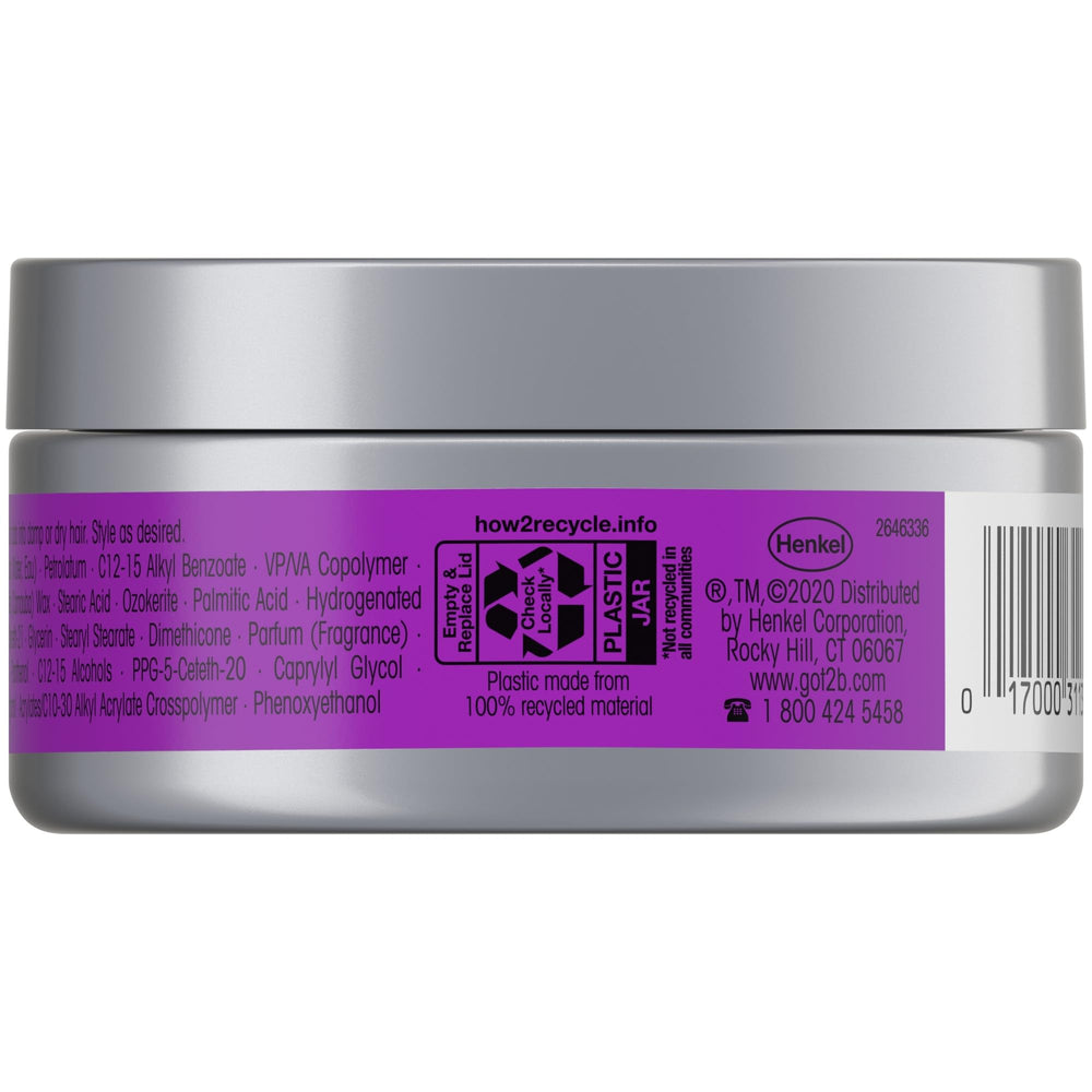 Got2B back label close-up highlighting ingredient list and usage tips