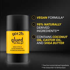 got2b glue on-the-go inside a travel bag for quick touch-ups on the move
