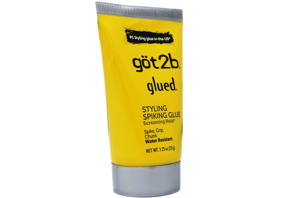 got2b tube label detail showing product name and water-resistant benefit