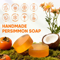 GPP persimmon soap ingredient label detail highlighting natural extracts