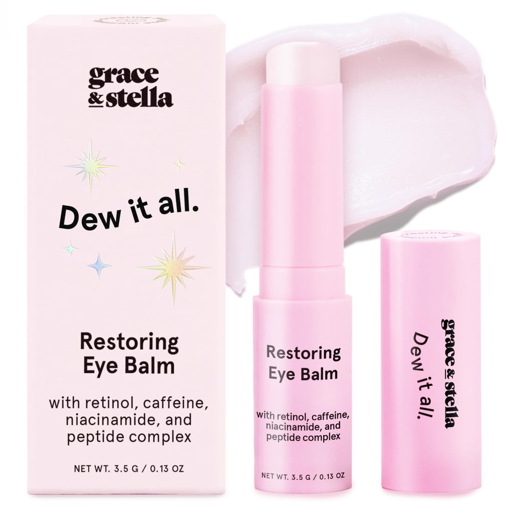 grace & stella front packaging showing compact travel-ready balm