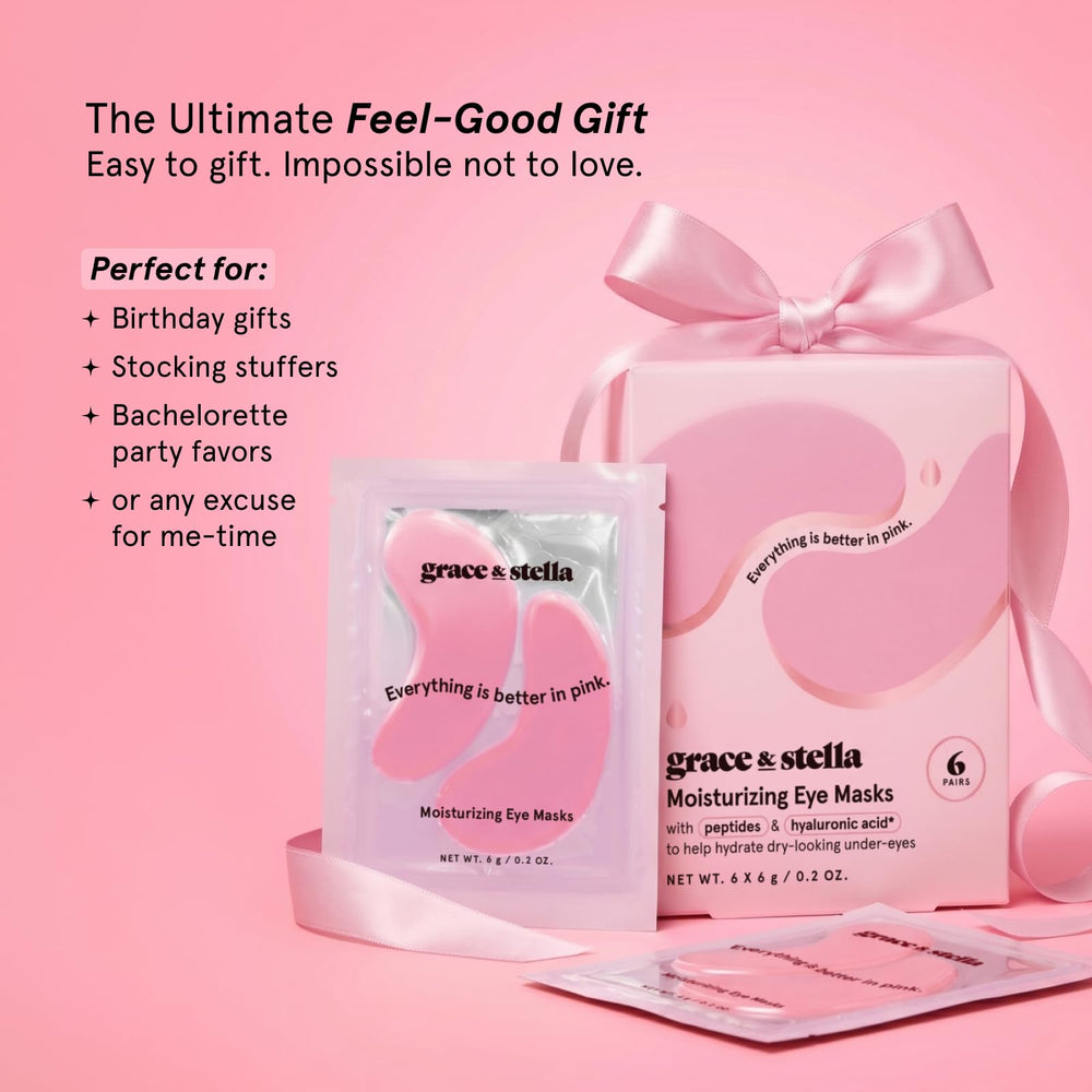 grace & stella gift box styled as a small birthday present for shoppers