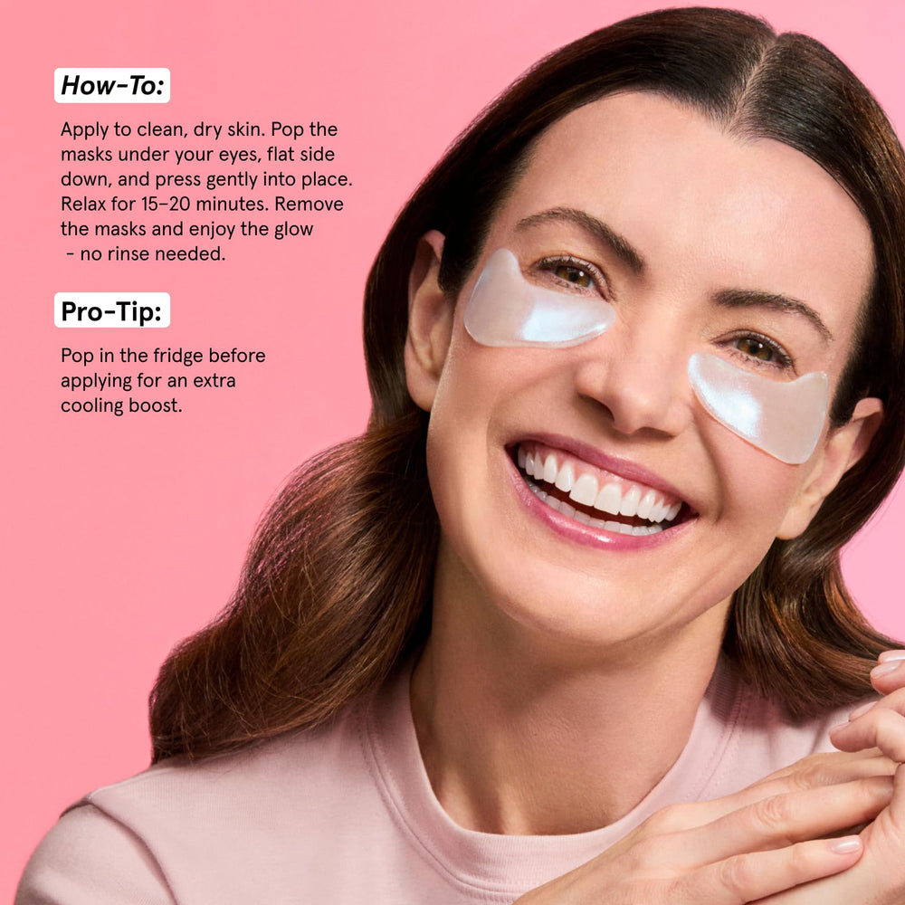 grace & stella label detail highlighting ingredients like peptides and niacinamide