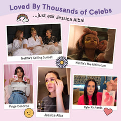 grace & stella patches in hand to show size and scale for easy at-home application
