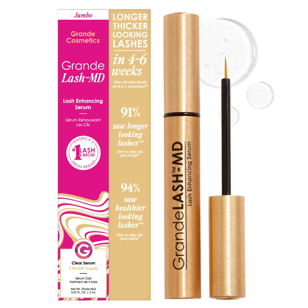 Grande Cosmetics front packaging showing product and benefits