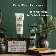 The Grandpa Soap Company creamy conditioner texture for scalp moisture