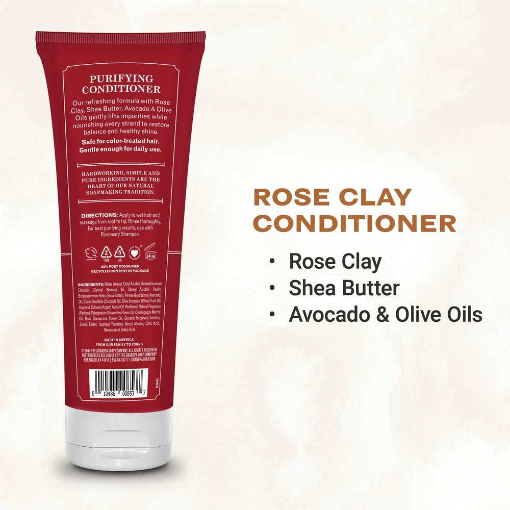 The Grandpa Soap Company creamy conditioner texture for easy detangling