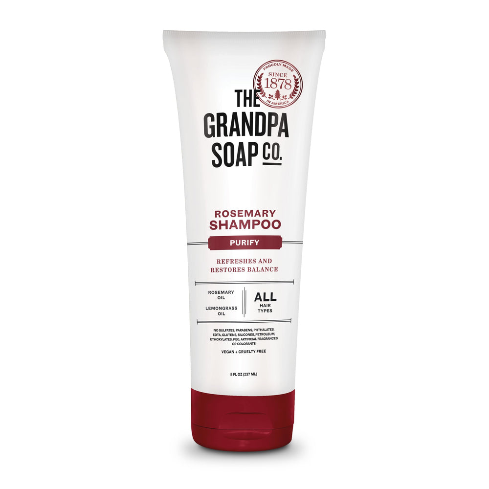 Grandpa Soap Company front packaging showing product and benefits