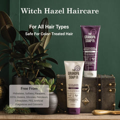 The Grandpa Soap Company creamy lather texture that cleans without harsh stripping
