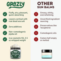 Grazly balm on elbow illustrating targeted relief for dry patches