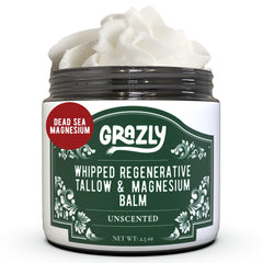 Grazly front jar label showing product name and unscented benefit