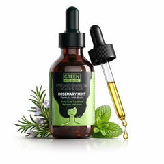 Green Cosmos bottle front view showing label and benefits