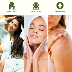 Green Leaf Naturals hydrating mist applied to skin for fast cooling