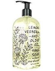 Greenwich Bay Trading Co. front pump bottle showing label and kitchen-ready scent benefit