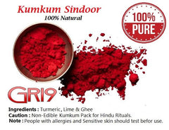 GRI9 applying sindoor along hair part, neat line for traditional marital symbol