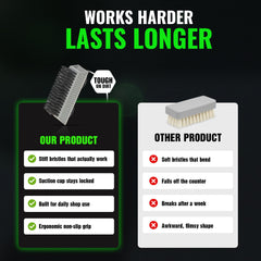 Grip Clean held in hand showing compact size and easy control benefit