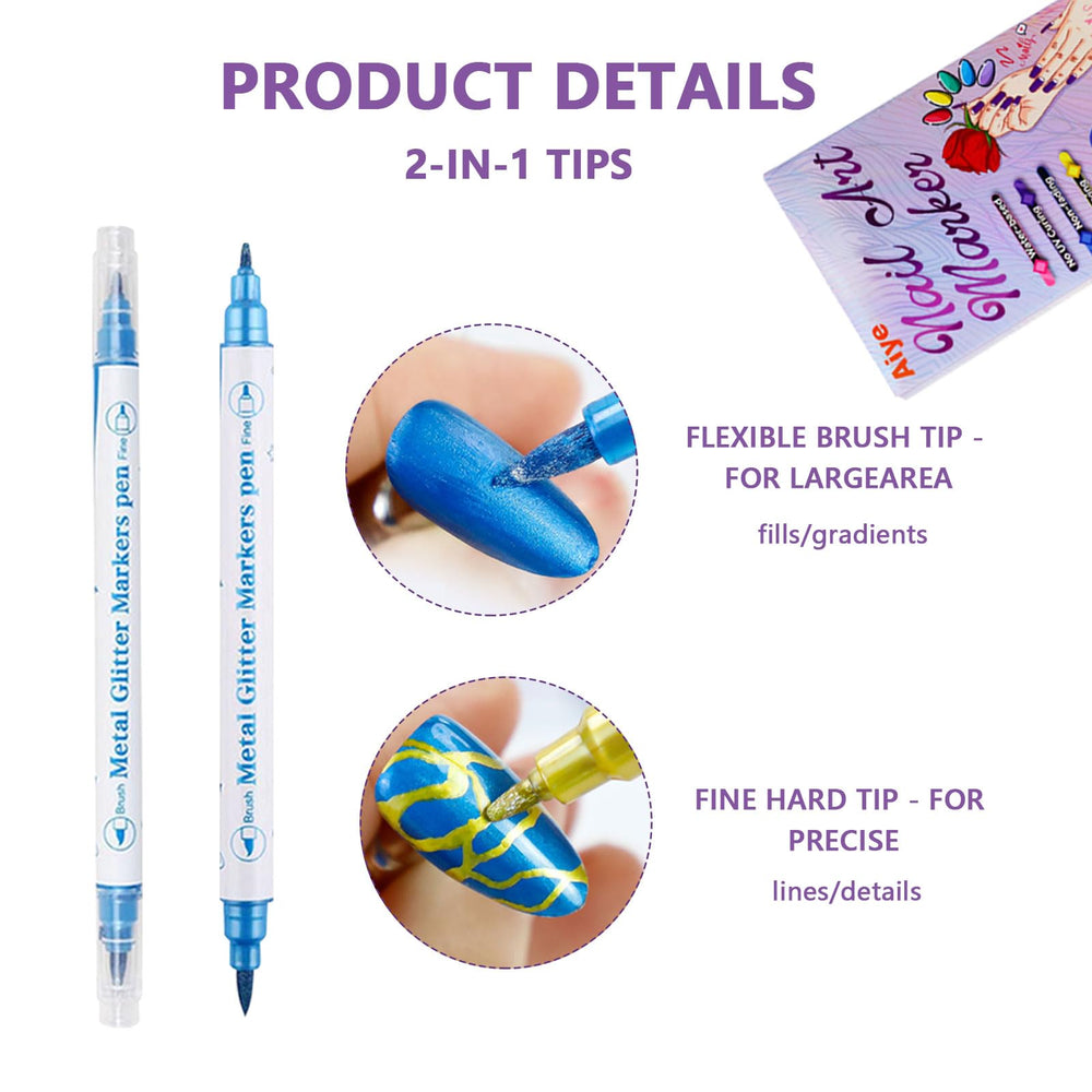 GRKZBKW pen painting a tiny floral on a nail demonstrating controlled detail