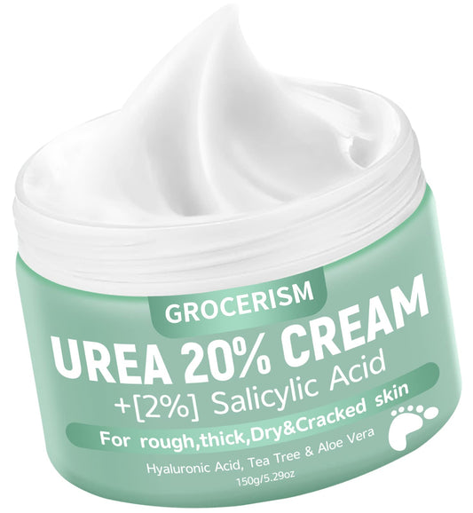 Grocerism tube front view showing product packaging and benefit of deep moisturizing