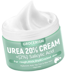 Grocerism tube front view showing product packaging and benefit of deep moisturizing