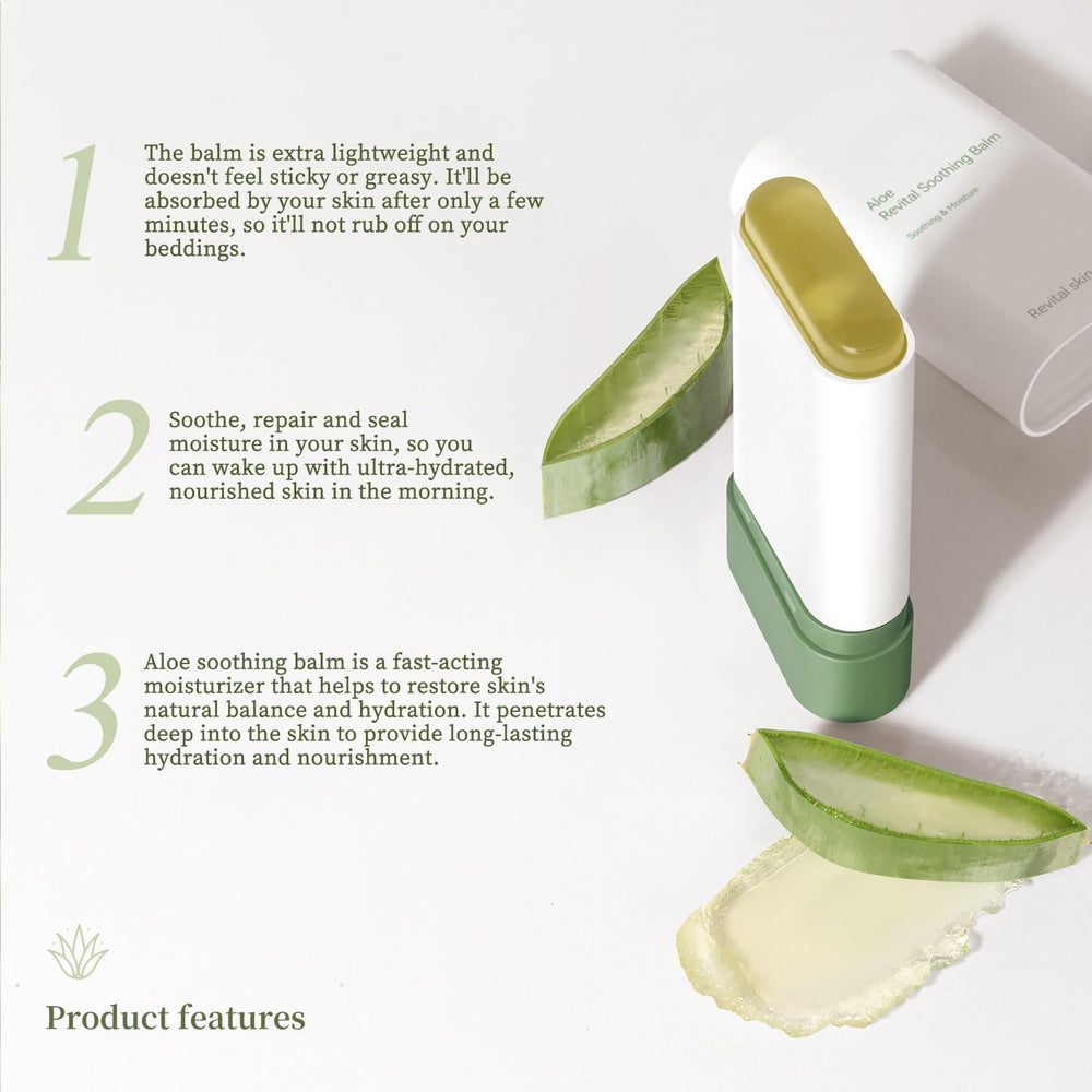 Grospe stick applied to forearm demonstrating soothing cooling relief after sun exposure