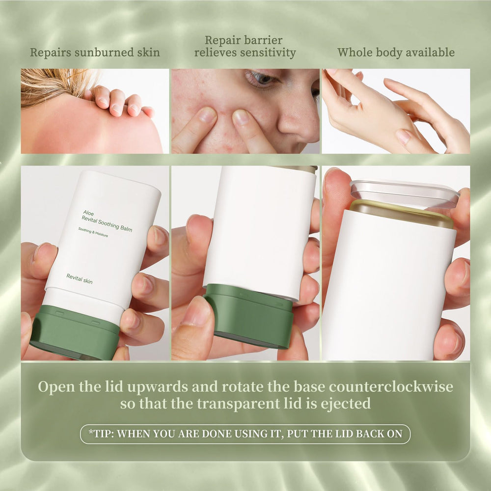 Grospe aloe stick tucked into a travel bag illustrating convenient, mess-free portability