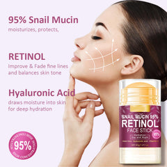 Grospe application on cheek demonstration for targeted hydration and quick use