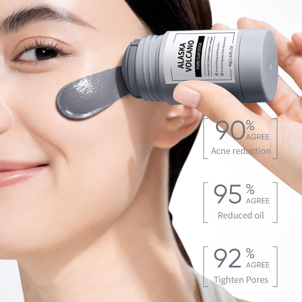 Grospe before-and-after nose area illustration showing reduced congestion