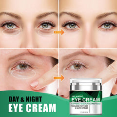 Grospe application demonstration under eye, reducing puffiness appearance