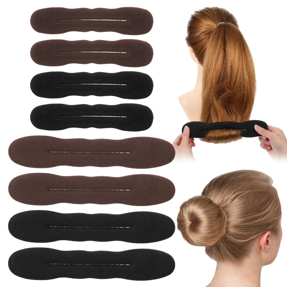 Gsbnjuy front view of eight bun maker sponges showing set benefit portability