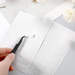 Gsbnjuy pad beside ruler showing size for accurate salon use