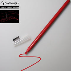 Guapa eyebrow mapping in use on model showing accurate symmetry benefit