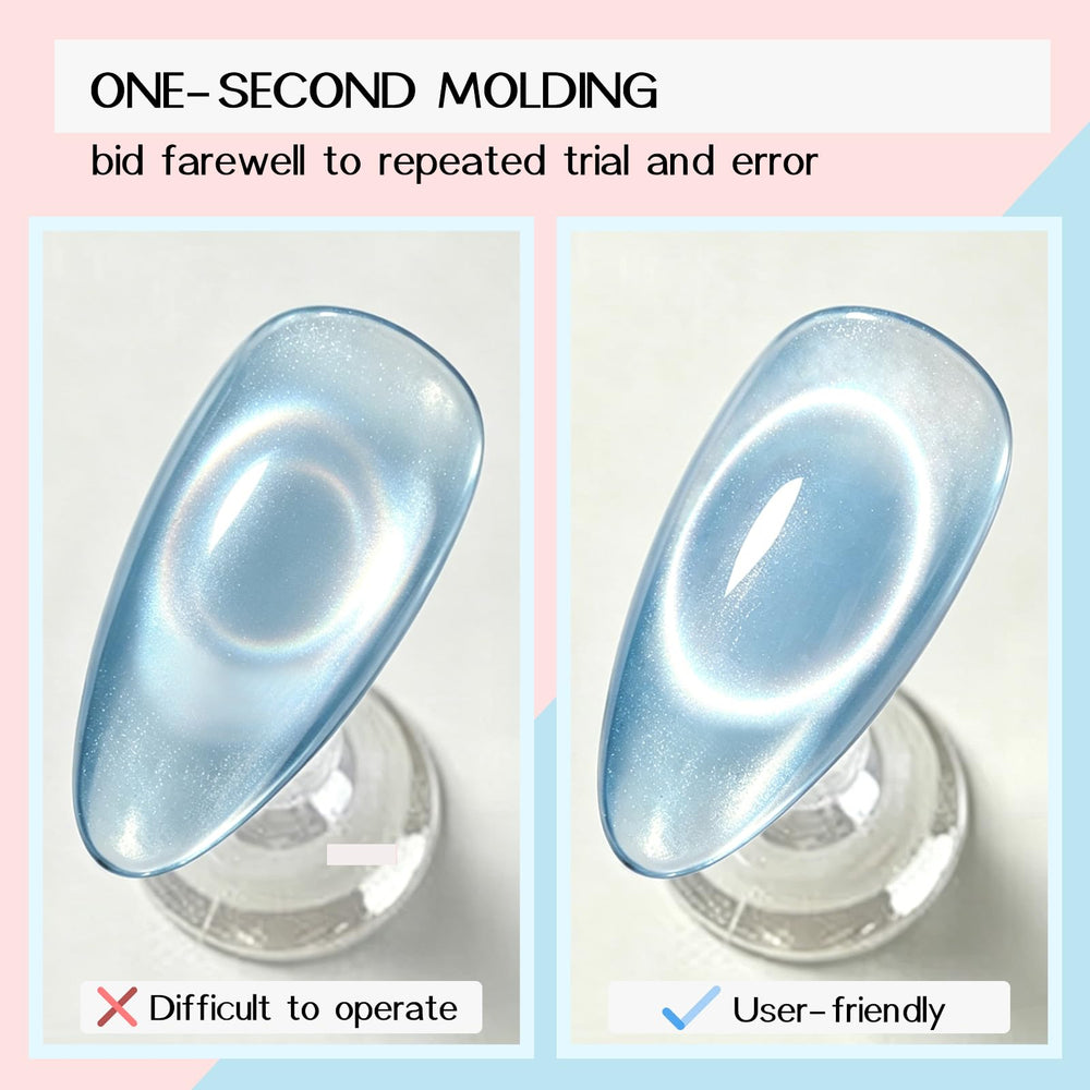 GUBCUB ring magnet beside nail polish bottle demonstrating compatibility