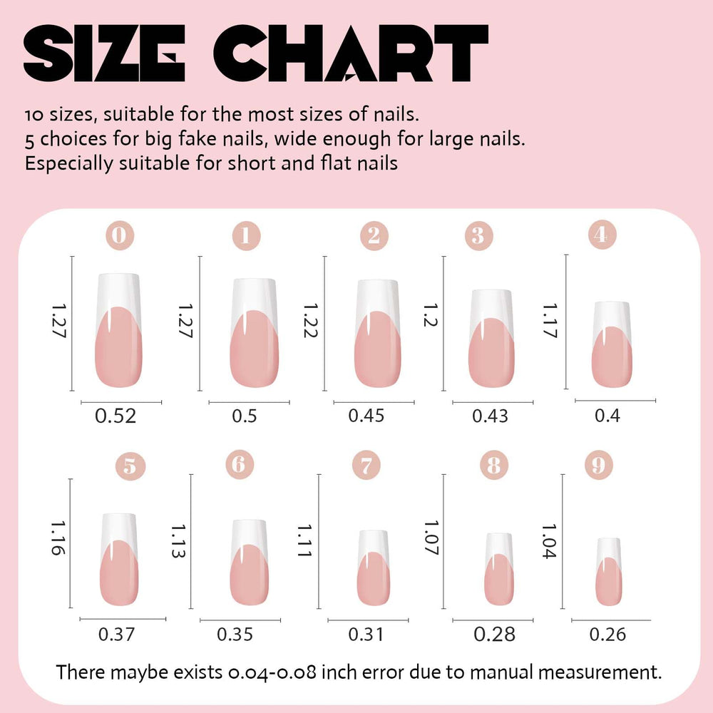 GUFUGU hand holding long square coffin nail to show scale and length benefit