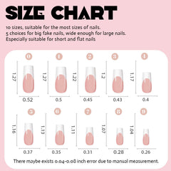 GUFUGU hand holding long square coffin nail to show scale and length benefit