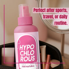 SINCE 1871 GÜLLÜOGLU face mist being applied to demonstrate soothing, alcohol-free refresh