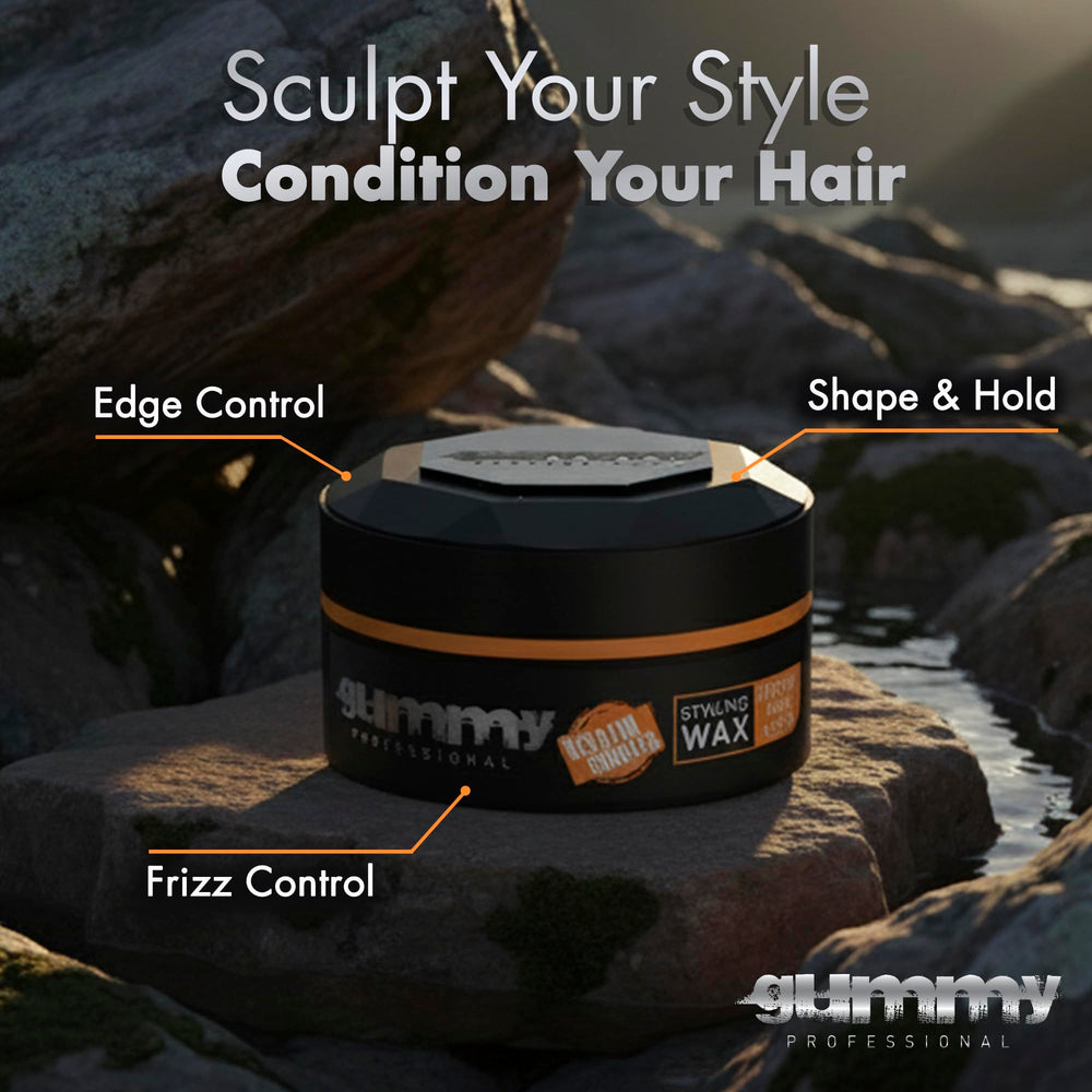 Gummy styled messy textured haircut showing separation benefit
