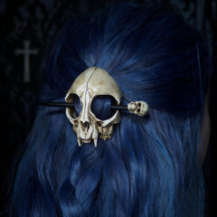 GuoShuang skull profile detail displaying carved features and aesthetic impact
