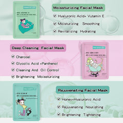 GUOYAOLIFU mask applied on woman demonstrating refreshing result
