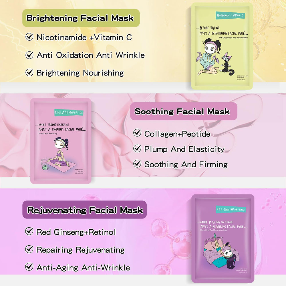 GUOYAOLIFU close-up of serum-soaked sheet illustrating hydration