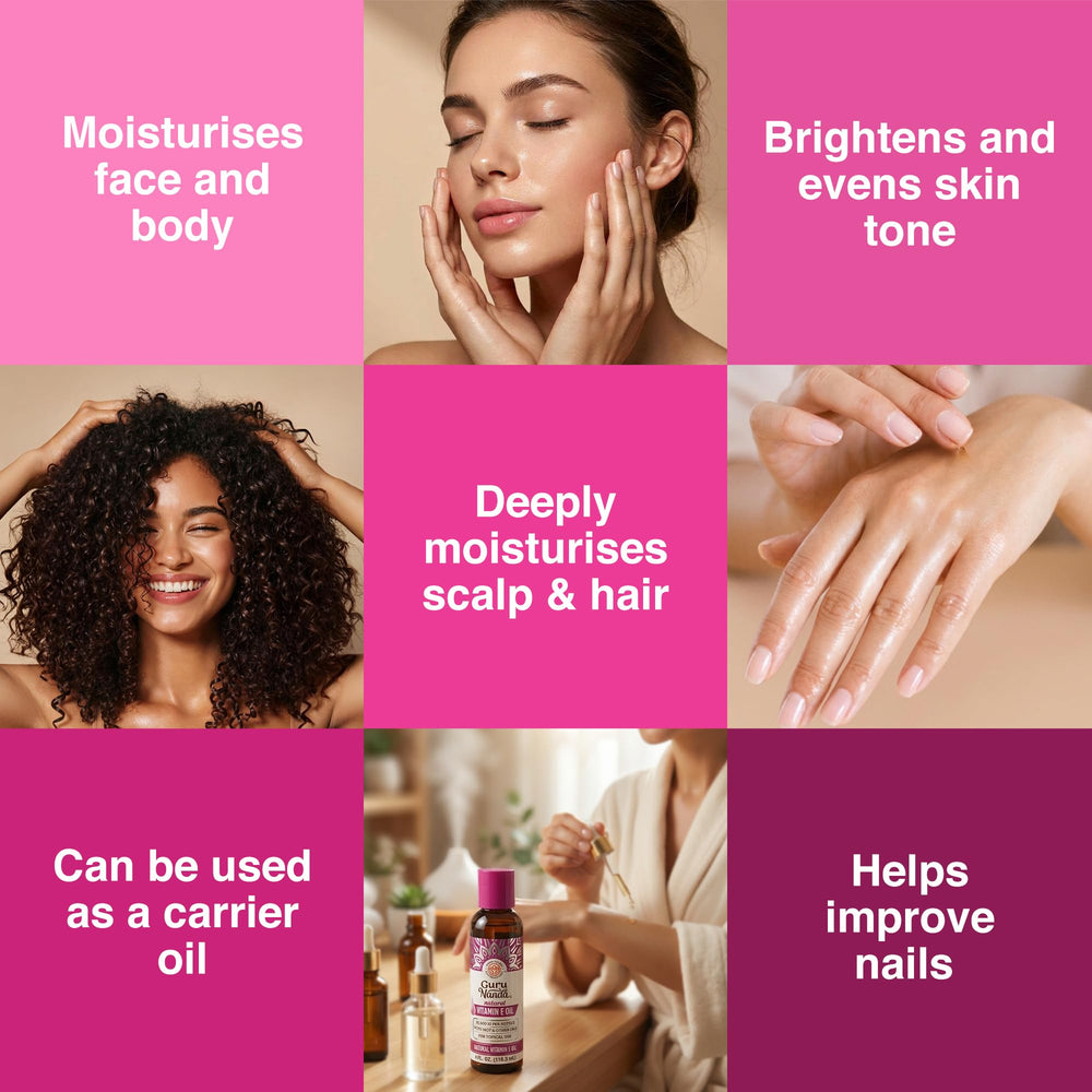 GuruNanda oil texture gliding on skin for quick absorption