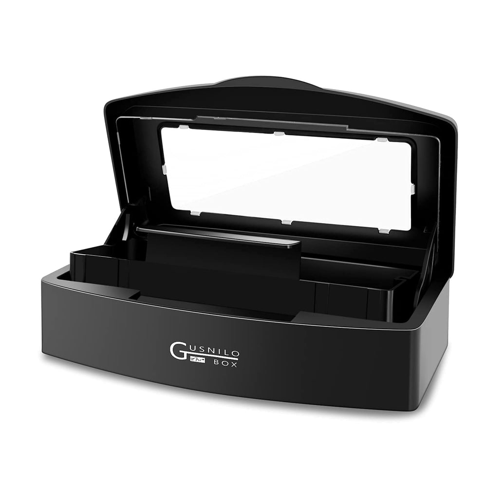 Gusnilo open lid with inner basket visible for easy tool access benefit