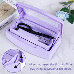Gusnilo with nail tools in tray demonstrating quick loading and safe soaking