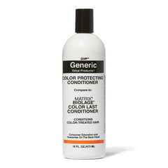 Generic Value Products conditioner front label showing size and color-care benefits