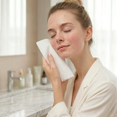 Gold Water Trading towel in a travel bag, portable hygiene benefit