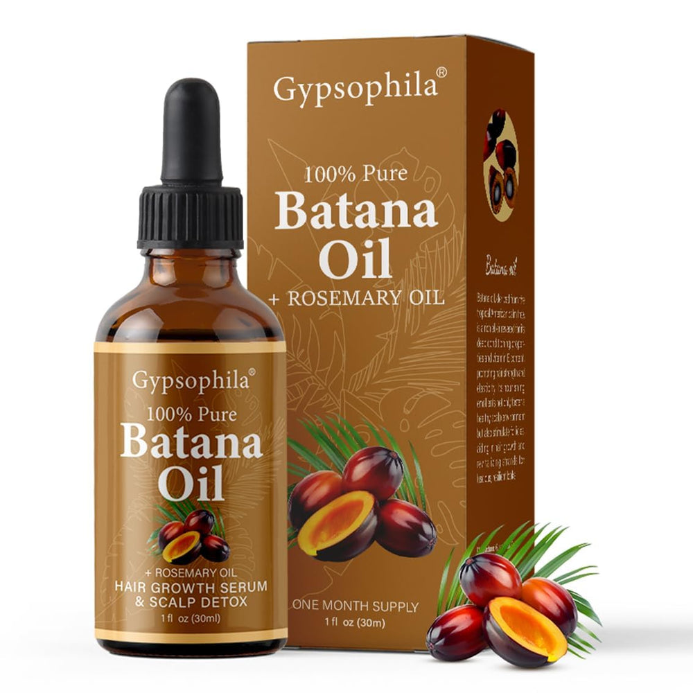 Gypsophila bottle front view showing label and 1 fl oz size with nourishing benefits