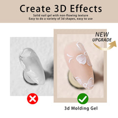 Gyraolvant texture close-up displaying non-flowing gel consistency for precise sculpting