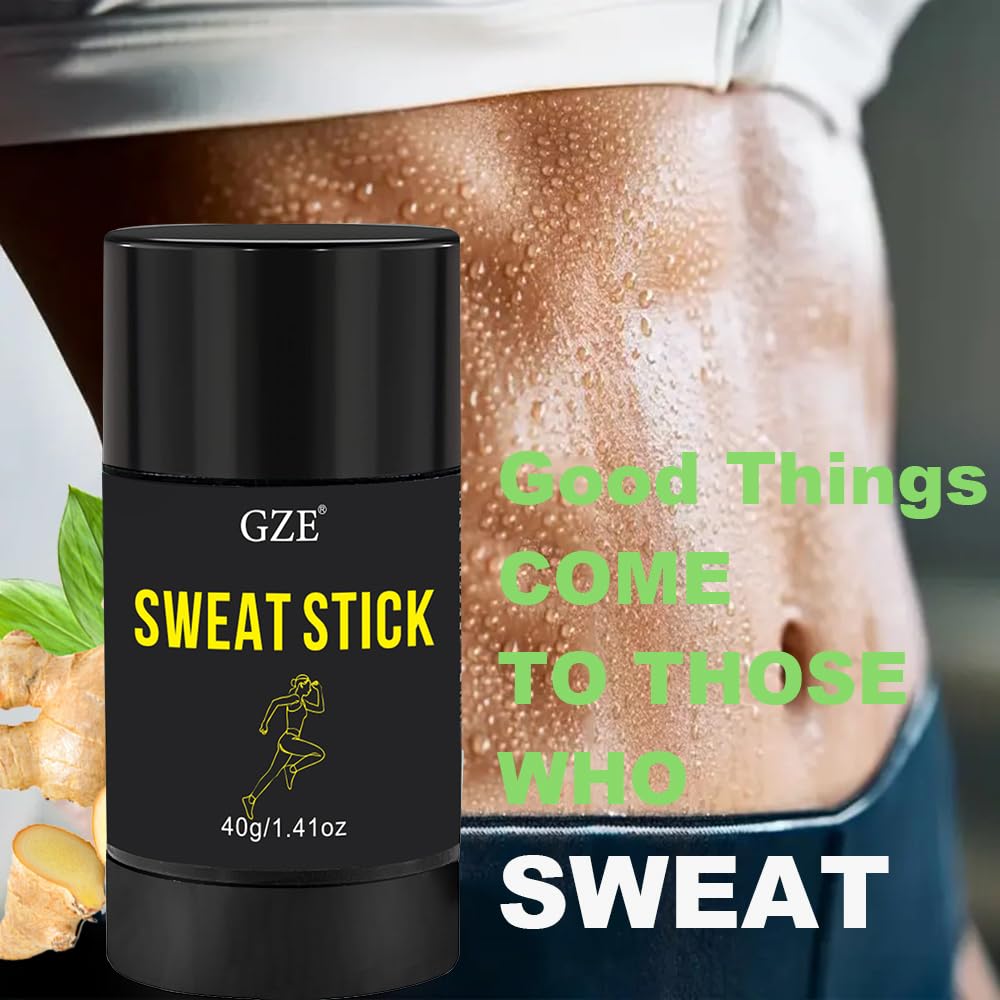 GZE thermal stick beside towel and water bottle for pre-workout readiness